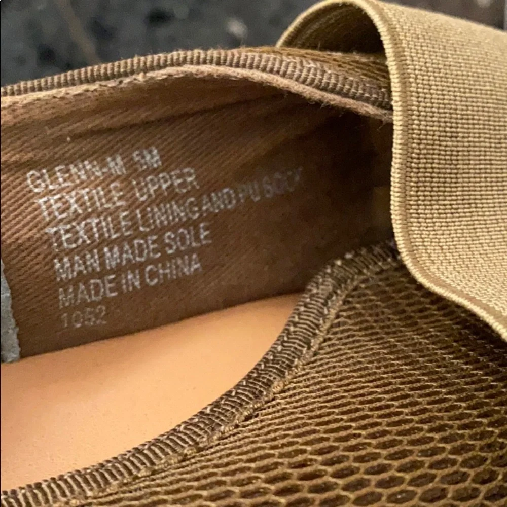 Steve Madden women size 5 olive green sneakers white rubber sole